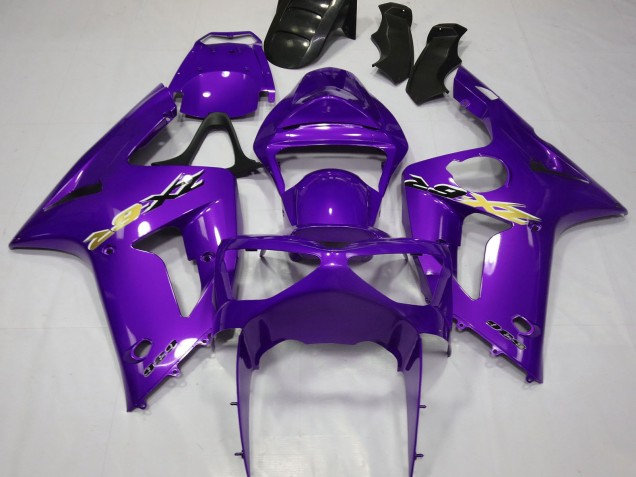 2003-2004 Kawasaki ZX6R Motorcycle Fairings - Purple Canada