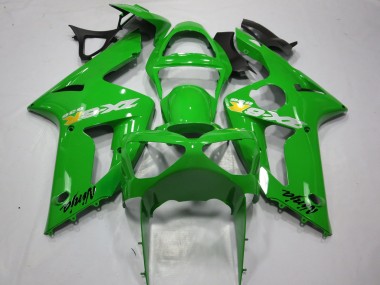 Purchase 2003-2004 Kawasaki ZX6R Motorcycle Fairings - Green OEM Style Canada