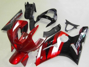 Purchase 2003-2004 Kawasaki ZX6R Motorcycle Fairings - Red White Glossy Black Canada