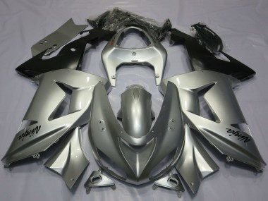 Purchase 2003-2004 Kawasaki ZX6R Motorcycle Fairings - Silver Canada