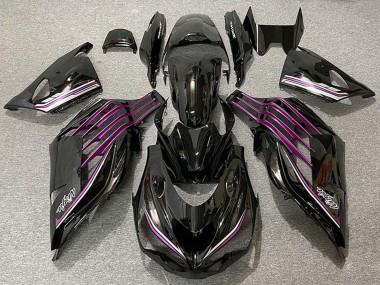 Purchase 2012-2024 Kawasaki ZX14R Motorcycle Fairings - Glossy Black Purple Canada