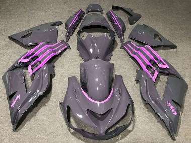 Purchase 2012-2024 Kawasaki ZX14R Motorcycle Fairings - Nardo Grey Pink Canada