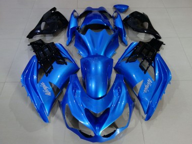 Purchase 2012-2024 Kawasaki ZX14R Motorcycle Fairings - Blue Black Canada