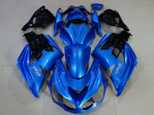 2012-2024 Kawasaki ZX14R Motorcycle Fairings - Blue Black Canada
