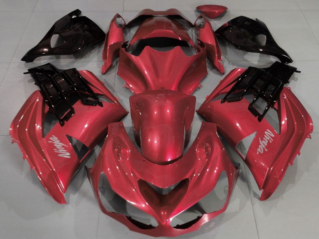 2012-2024 Kawasaki ZX14R Motorcycle Fairings - Red Black Canada