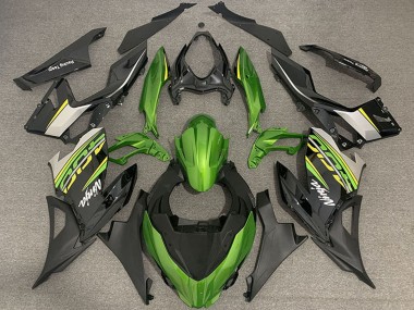 Purchase 2018-2024 Kawasaki Ninja 400 Motorcycle Fairings - Green Black Gold OEM Style Canada
