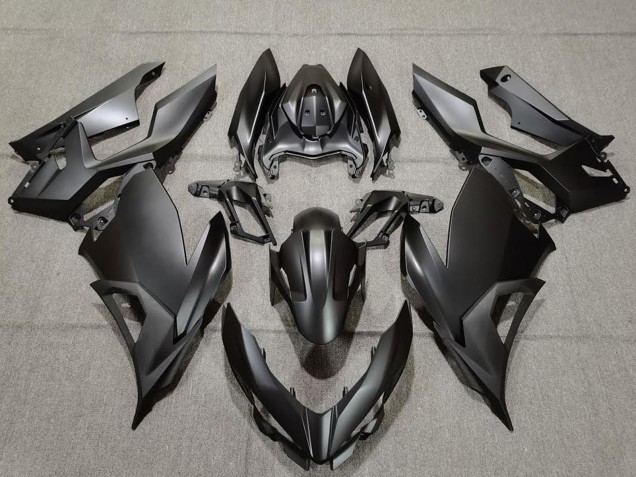 2018-2024 Kawasaki Ninja 400 Motorcycle Fairings - Matte Black Canada