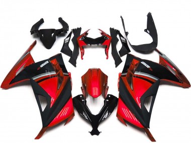 Purchase 2013-2024 Kawasaki Ninja 300 Motorcycle Fairings - Red Black Canada