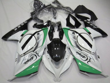 Purchase 2013-2017 Kawasaki Ninja 300 Motorcycle Fairings - Glossy White Green Black Canada