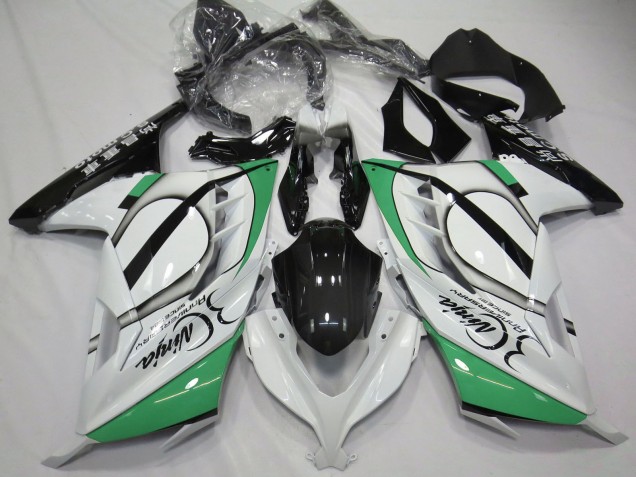 2013-2017 Kawasaki Ninja 300 Motorcycle Fairings - Glossy White Green Black Canada