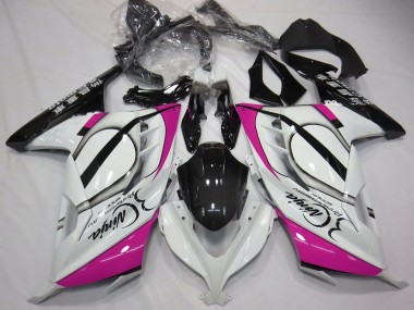 Purchase 2013-2017 Kawasaki Ninja 300 Motorcycle Fairings - Glossy White Pink Black Canada
