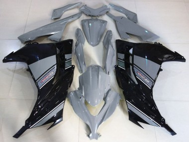Purchase 2013-2017 Kawasaki Ninja 300 Motorcycle Fairings - Nardo Grey Black Canada