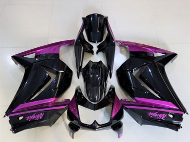 Purchase 2008-2012 Kawasaki Ninja 250 Motorcycle Fairings - Glossy Black Purple Canada