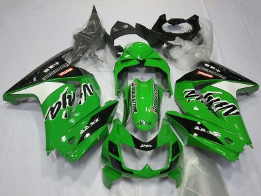 Purchase 2008-2012 Kawasaki Ninja 250 Motorcycle Fairings - Green White Black Canada
