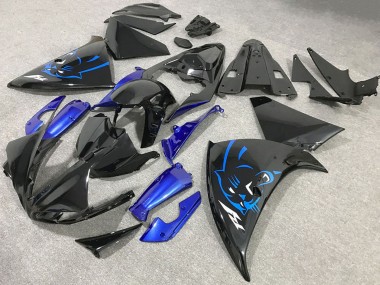 Purchase 2009-2011 Yamaha R1 Motorcycle Fairings - Glossy Black Blue Panther Canada