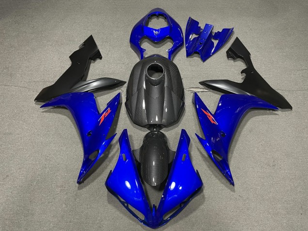 2004-2006 Yamaha R1 Motorcycle Fairings - Carbon Fiber Style Blue Canada