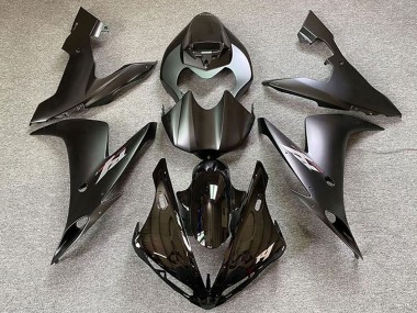 Purchase 2004-2006 Yamaha R1 Motorcycle Fairings - Glossy Black Matte Black Canada