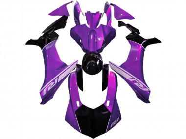 Purchase 2015-2019 Yamaha R1 Motorcycle Fairings - Purple Glossy Black Silver Canada