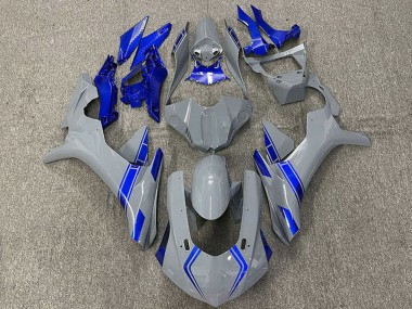 Purchase 2015-2019 Yamaha R1 Motorcycle Fairings - Nardo Grey Blue Canada