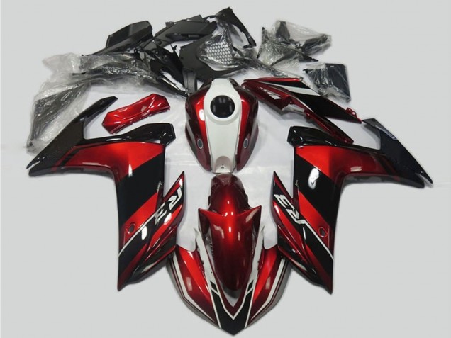 2015-2018 Yamaha R3 Motorcycle Fairing Kits - Red White Glossy Black Canada