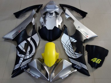 Purchase 2008-2016 Yamaha R6 Motorcycle Fairings - Silver Yellow Matte Black ENEOS 46 Canada