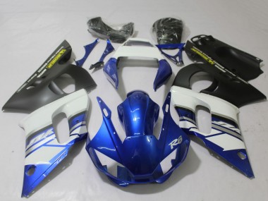 Purchase 1998-2002 Yamaha R6 Motorcycle Fairings - White Blue Matte Black Yellow Canada
