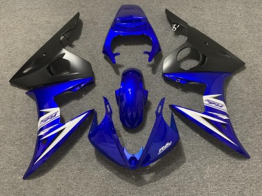 Purchase 2003-2004 Yamaha R6 Motorcycle Fairing - Blue White Matte Black Canada