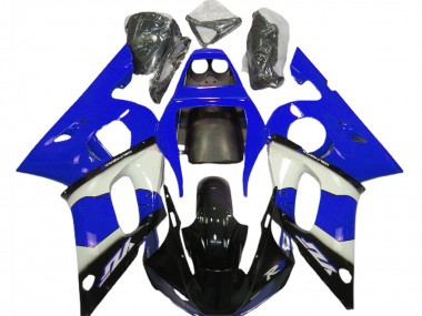 Purchase 1998-2002 Yamaha R6 Motorcycle Fairings - Blue White Glossy Black Canada