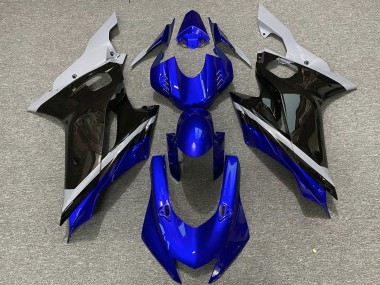 Purchase 2017-2023 Yamaha R6 Motorcycle Fairings - Grey Blue Glossy Black Canada