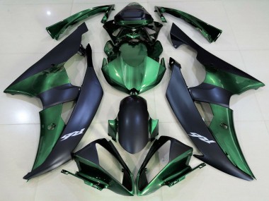 Purchase 2008-2016 Yamaha R6 Motorcycle Fairings - Green Matte Black Canada