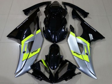 Purchase 2008-2016 Yamaha R6 Motorcycle Fairings - Silver Neon Green Glossy Black Canada
