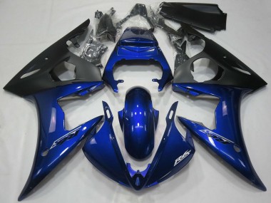 Purchase 2005 Yamaha R6 Motorcycle Fairings - Dark Blue Matte Black Canada