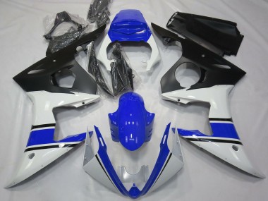 Purchase 2003-2004 Yamaha R6 Motorcycle Fairings - White Blue Matte Black Canada
