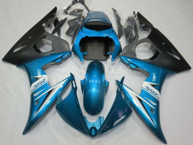 Purchase 2003-2004 Yamaha R6 Motorcycle Fairings - Blue White Matte Black Canada