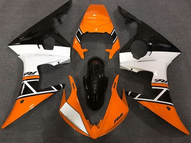 Purchase 2003-2004 Yamaha R6 Motorcycle Fairings - Orange White Glossy Black Canada