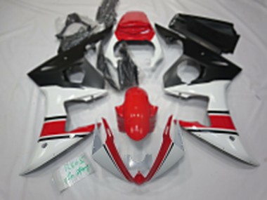 Purchase 2005 Yamaha R6 Motorcycle Fairings - White Red Black Canada