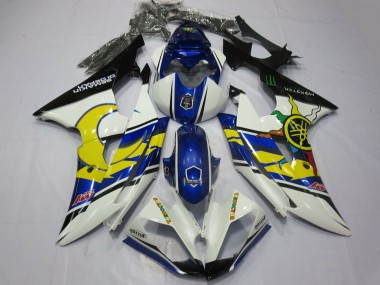 Purchase 2008-2016 Yamaha R6 Motorcycle Fairings - White Blue Black Yellow Canada