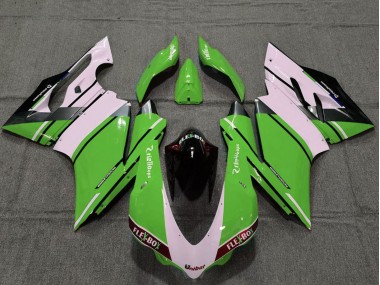 Purchase 2015-2020 Ducati 959 1299 Motorcycle Fairings - White Green Glossy Black Unibat Flex-Box OEM Style Canada