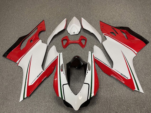 2011-2014 Ducati 1199 Motorcycle Fairings - White Red Black Green Canada