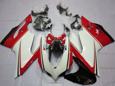 Purchase 2011-2014 Ducati 899 1199 Motorcycle Fairings - White Red Green Glossy Black Canada