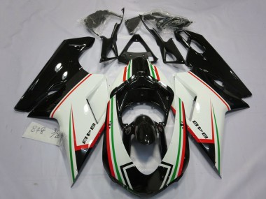 Purchase 2007-2014 Ducati 848 Motorcycle Fairings - White Red Green Glossy Black Canada