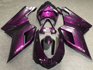 Purchase 2007-2014 Ducati 848 Motorcycle Fairings - Purple Canada