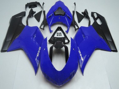 Purchase 2007-2014 Ducati 848 Motorcycle Fairings - Blue Matte Black Canada