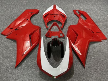 Purchase 2007-2014 Ducati 1198 Motorcycle Fairings - Red White Black Canada