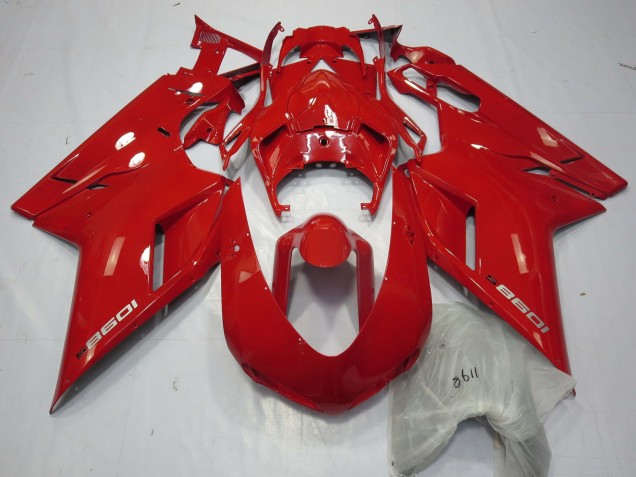 2007-2014 Ducati 1098 Motorcycle Fairings - Red Canada