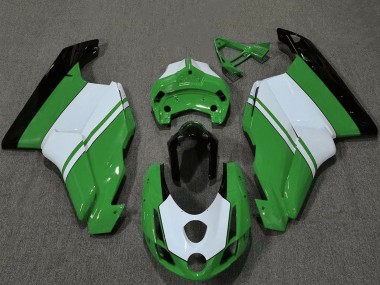 Purchase 2003-2004 Ducati 749 999 Motorcycle Fairings - White Green Glossy Black Canada