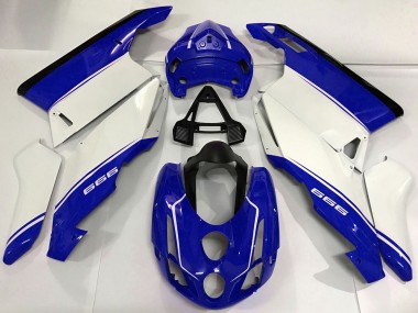 Purchase 2003-2004 Ducati 999 Motorcycle Fairings - White Blue Black Canada