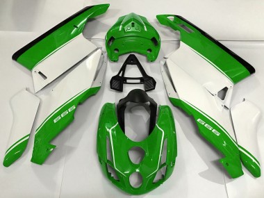 Purchase 2003-2004 Ducati 999 Motorcycle Fairings - White Green Black Canada
