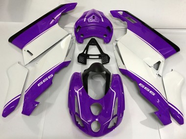 Purchase 2003-2004 Ducati 999 Motorcycle Fairings - White Purple Black Canada