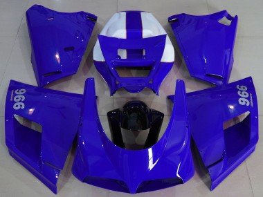 Purchase 1993-2005 Ducati 996 Motorcycle Fairings - Blue Black Canada